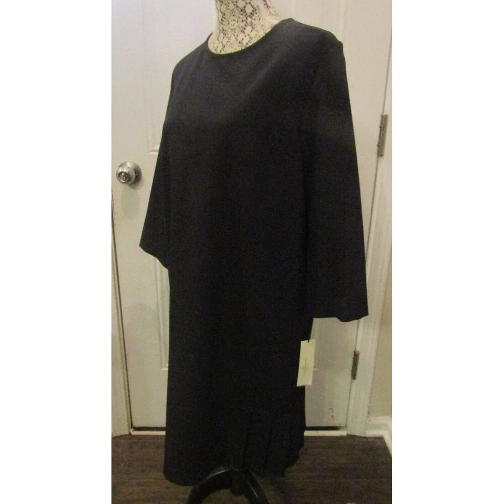 Estelle and Finn Dress NWT Black Pleated Bottom Retail $274 Womens Size 12